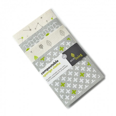 Compostable Sponge Cleaning Cloths