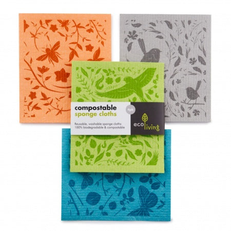 Compostable Sponge Cleaning Cloths