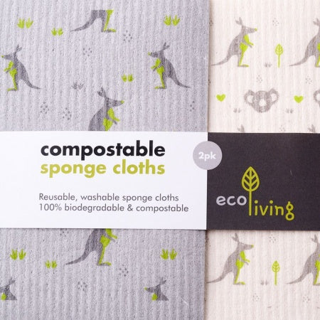 Compostable Sponge Cleaning Cloths