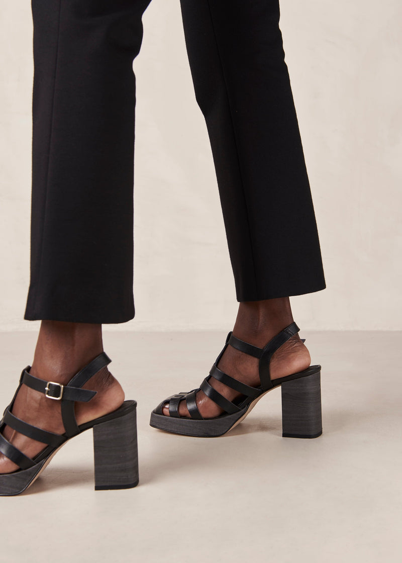 Rollers Black Sandals Sandals Svegan