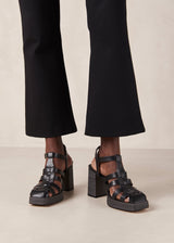 Rollers Black Sandals Sandals Svegan