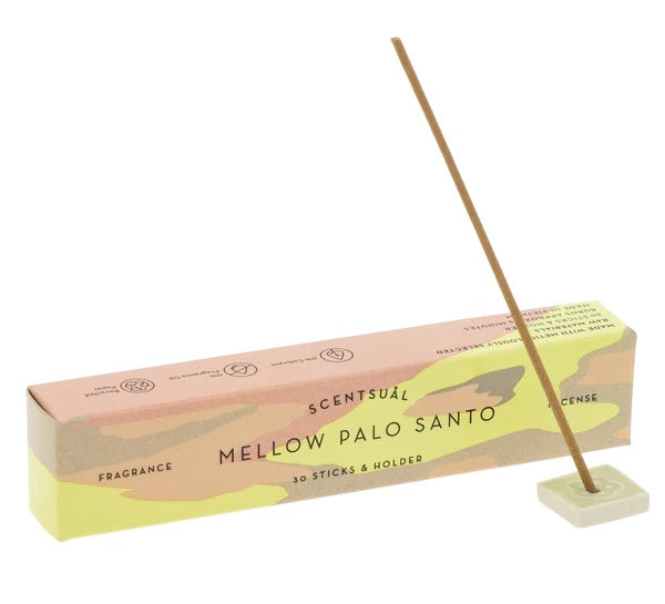 Mellow Palo Santo (30 Sticks & Holder)